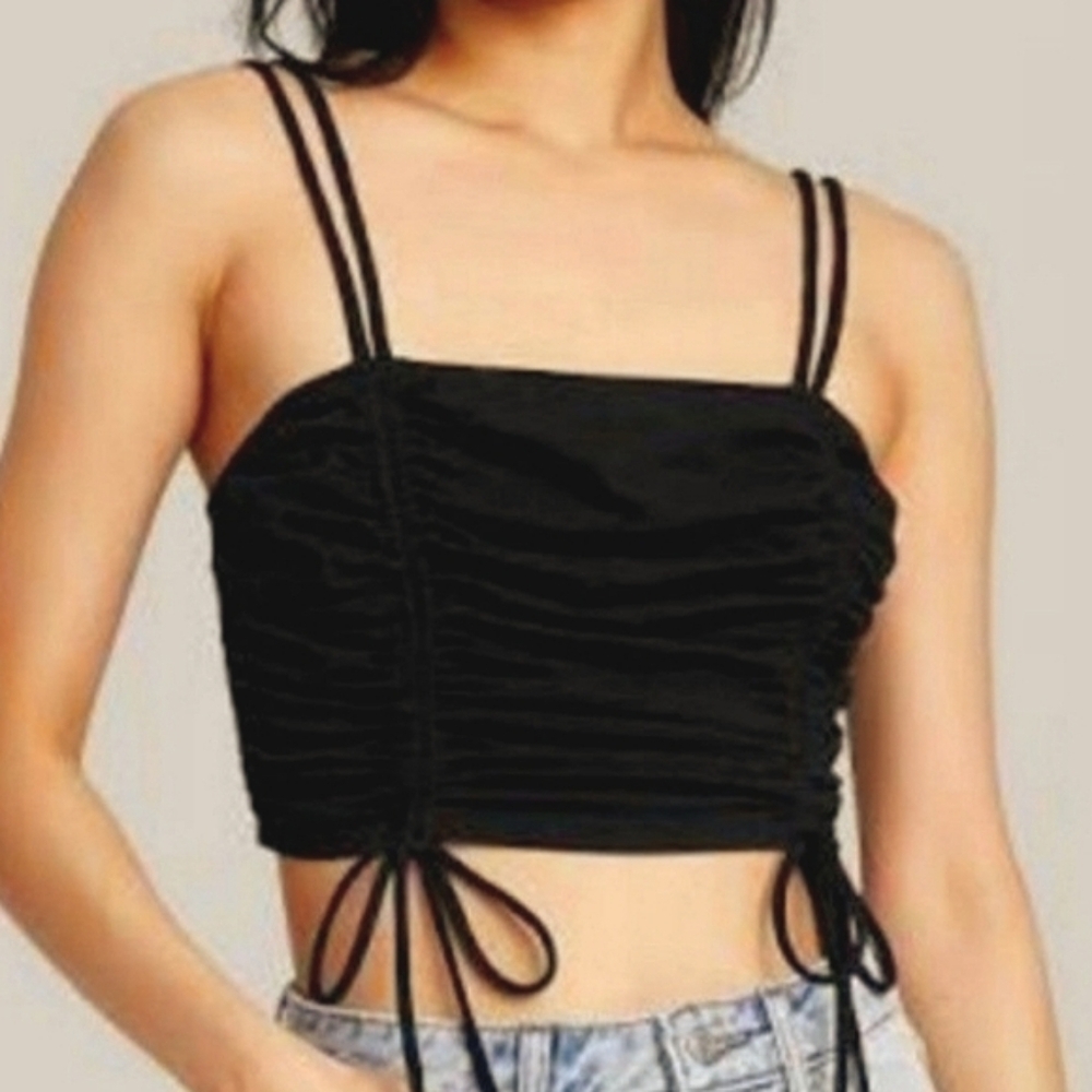 Wild Fable Ruched Front Tiny Tank Top